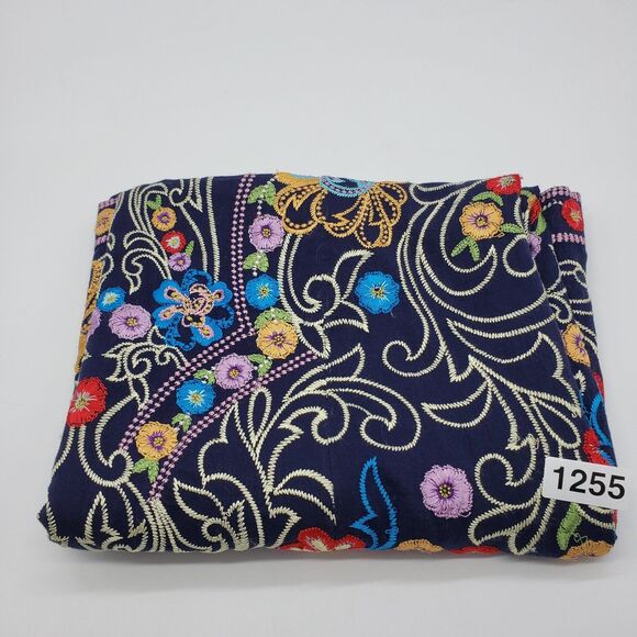 Maeve Dress Womens 6 Floral Embroidered Boho Sleeveless Lined Anthropologie - Picture 11 of 11